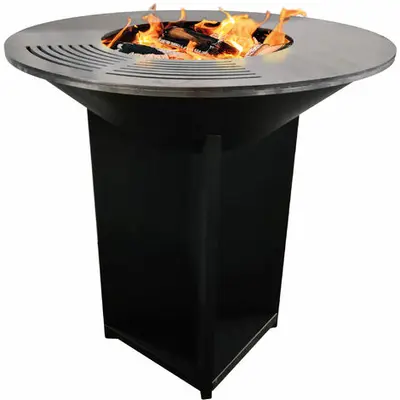 Barbecue brasero avec plaque d'acier de 100 cm