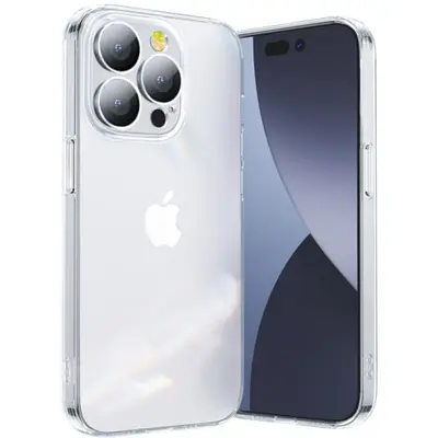 Coque iPhone 14 avec couvercle de caméra transparent 14Q