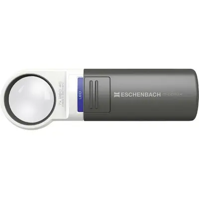 Eschenbach 151112 Loupe à main avec éclairage LED Grossissement: 12.5 x Lentille: (Ø) 35 mm C58866