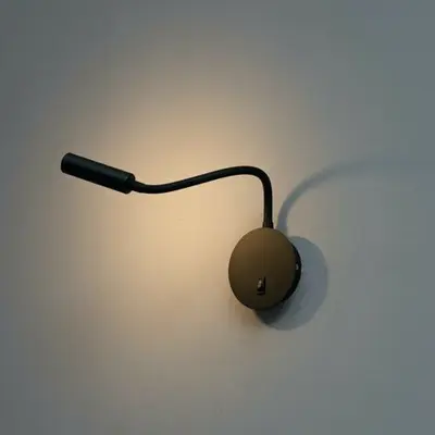 Liseuse LED orientable noire - Norma