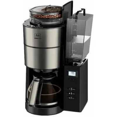 Melitta - machine à café à grains aromafresh gris métallique - 6770890