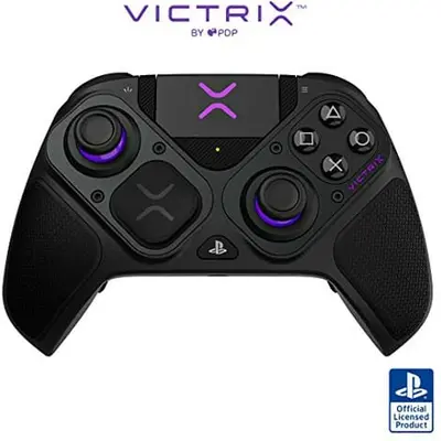 Performance Designed Products Victrix Pro BFG Manette Sans Fil pour PS5-PS4-PC sous License Officielle Sony Playstation (052-002)