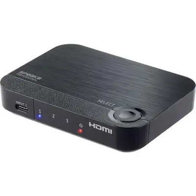 SpeaKa Professional 2+1 ports Switch HDMI avec entrée USB-C® supplémentaire UHD 4K @ 60 Hz
