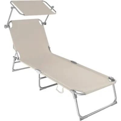 Transat acier - chaise longue, bain de soleil, transat jardin