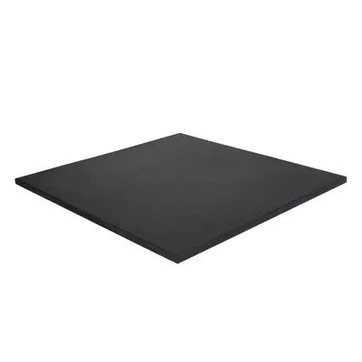 Carrelage sol sportif 100x100cm 30mm - Grain fin - Noir