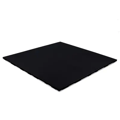 Carrelage de sol sportif Pure Black - 100x100 cm - 20 mm