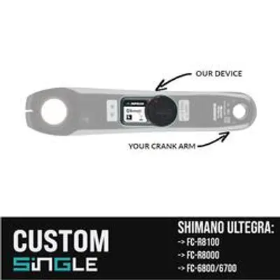 Powercrank Custom - le montage du compteur sur votre manivelle - Shimano Ultegra