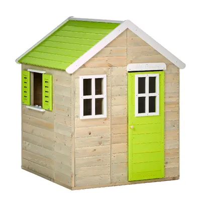 Maison de jardin enfant extérieur - Cabane en Bois avec plancher - Toit étanche