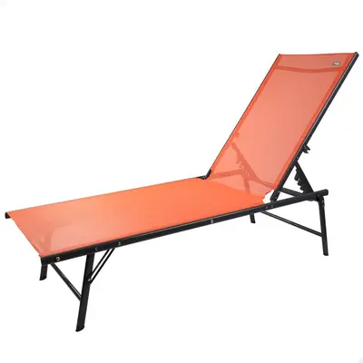 Bain de soleil pliant multi-positions Aktive orange