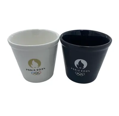 PARIS 2024 2 x tasse gobelet café expresso 12 cl - JO Collection officielle Je