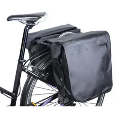 Sacoche vélo porte bagage étanche 40L Noir - Vélo électrique, VTT, VTC - HAPO-G