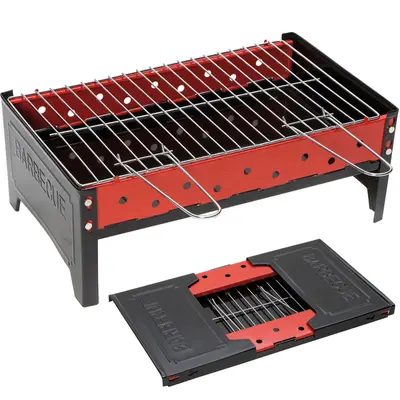 Barbecue pliant BBQ Compact Mini au charbon de bois Table camping