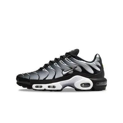 chaussures Air Max Plus Black Metallic Silver