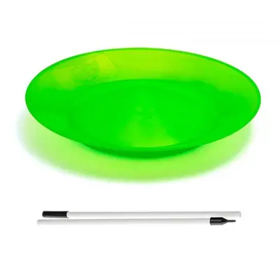 Assiette souple fluo + Baguette plastique pliable PLAY