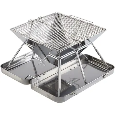 Barbecue de camping Eldfell M pliable Bois Charbon Outdoor Acier inoxydable