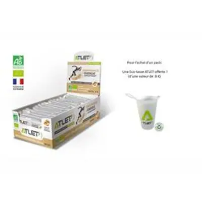 Pack barres salées énergétique noix de cajou pistache 34X25G + 1 Eco-cup offert