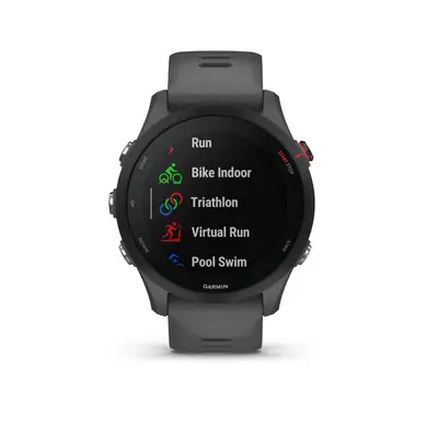 Montre gps connectée garmin forerunner 255  grise ardoise