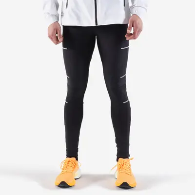 Collant de running déperlant Homme - KIPRUN Run 900 Rain Noir