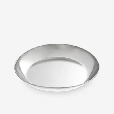 Assiette plate camp du randonneur MH150 inox (0,45 litre)