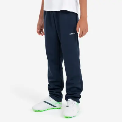 Pantalon d'entraînement de football enfant ESSENTIEL bleu marine