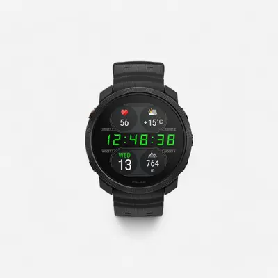 Montre connectée sport GPS écran AMOLED, Vantage M3 noir