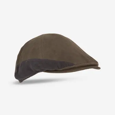 Casquette plate chasse chaude marron