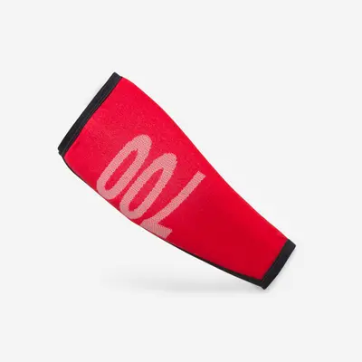 BRACELET DE PROTECTION TIR A L'ARC LONG CLUB 700 ROUGE/NOIR