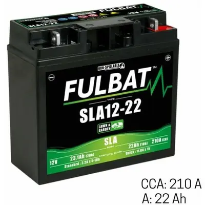Batterie tondeuse autoportée 12V - 22Ah / CCA: 210A NH1222