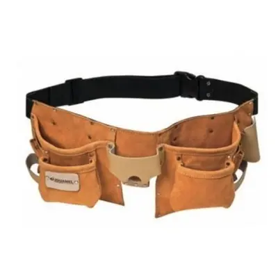 JOUANEL - Tablier américain cuir avec ceinture, 6 poches et 8 porte-accessoires - Réf: TABUS