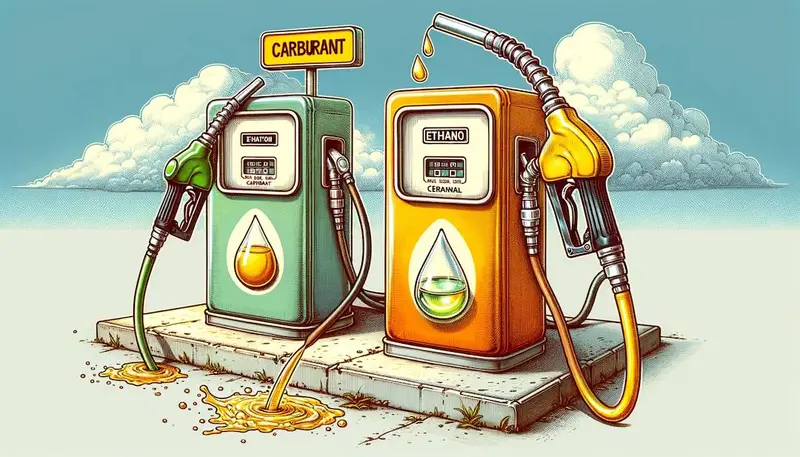 Illustration de plusieurs carburants